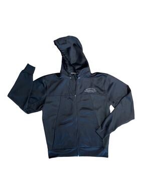 INDEPENDENT TRADING CO. Black Full Zip Long Sleeve Hoodie Jacket Men’s Size L